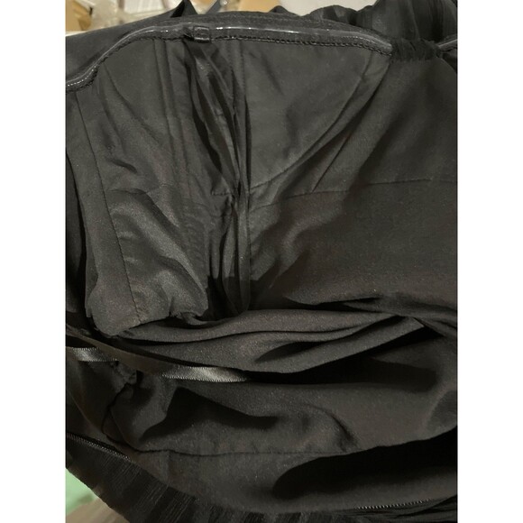 BCBG Max Azria Womens Alicia Silk Hi Low Strapless Dress size 6 Black Whimsigoth - Picture 6 of 9